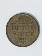 Palestine - 1 Mil, 1943, KM# 1 - Other - Asia