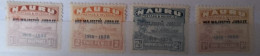 NAURU OVERPRINT 1 1/2/2/2 1/2/1s OVER PRINTS MH - Nauru