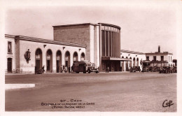 FRANCE - Caen - Ensemble De La Façade De La Gare - Carte Postale Ancienne - Caen