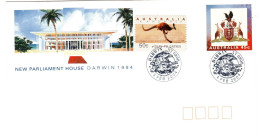 Australia 2004  New Parliament House Darwin,souvenir Cover - Bolli E Annullamenti