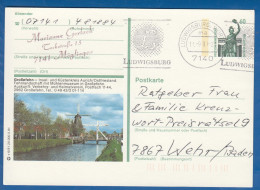 Deutschland; BRD; Postkarte; 60 Pf Bavaria München; Grossefehn, Aurich, Ostfriesland; Bild1 - Geïllustreerde Postkaarten - Gebruikt