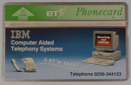 UK - Great Britain - BT & Landis & Gyr - BTP191 - IBM Computer Aided Telephony Systems - 308G - 2500ex - Mint - BT Emissions Privées