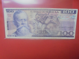 MEXIQUE 100 PESOS 1982 Circuler (B.32) - Mexiko