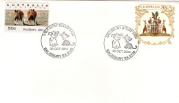 Australia 2004  Salisbury Stamp Fair ,souvenir Cover - Bolli E Annullamenti