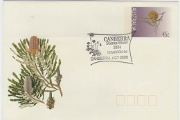 Australia 2004 Canberra Stamp Show,dated 15 March 04, Souvenir Cover - Bolli E Annullamenti