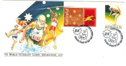 Australia 2004  Boxing Kangaroo ,souvenir Cover - Bolli E Annullamenti