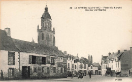 FRANCE - Le Croisic - Place Du Marché - Clocher De L'Eglise - Carte Postale Ancienne - Le Croisic
