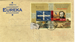 Australia 2004 150th Anniversary Of EUREKA Stockade,Miniature Sheet, FDI - Marcofilia