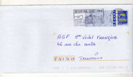 Enveloppe FRANCE Prêt à Poster Lettre 20g Oblitération SAINT OMER CC 08/12/2005 - PAP : Bijwerking /Logo Bleu