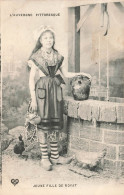 FOLKLORE - Costumes - Jeune Fille De Royat - Carte Postale Ancienne - Costumi