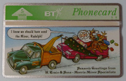 UK - Great Britain - BT & Landis & Gyr - BTP197 - Morris Minor - R Train & Sons - Christmas 1993 - 310K - 2000ex - Mint - BT Privé-uitgaven