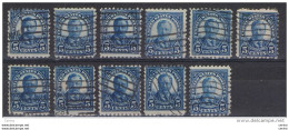 U.S.A.:  1923/26  T. ROOSEVELT  -  5 C. USED  STAMPS  -  REP. 11  EXEMPLARY  -  D. 10  -  YV/TELL. 232 A - Oblitérés