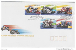 Australia 2004 Australian Gran Prix Racing Heroes FDC - Marcophilie