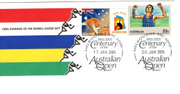 Australia 2005  Centenary Australian Open,Melbourne Postmark - Marcofilia