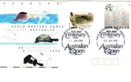 Australia 2005  Centenary Australian Open,Melbourne Postmark - Marcophilie