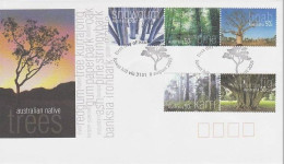 Australia 2005 Australian Native Trees FDC - Bolli E Annullamenti