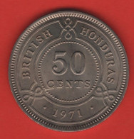 BRITISH HONDURAS - 50 CENTS 1971 - Kolonien