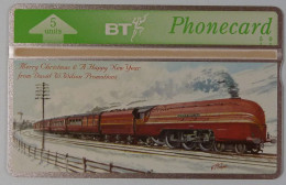 UK - Great Britain - BT & Landis & Gyr - BTP200 - Train - DW Wilson Promotions - Christmas 1993 - 310K - 500ex - Mint - BT Edición Privada