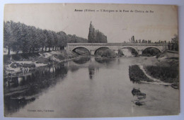 FRANCE - RHÔNE - ANSE - L'Azergues Et Le Pont Du Chemin De Fer - 1918 - Anse