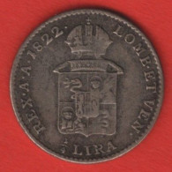 LOMBARDO-VENEZIA - 1/4 LIRA 1822V - Lombardie-Vénétie