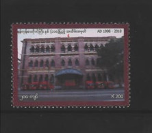 Myanmar (2018) 110th Anniversary Of Yangon General Post Office 200K MNH - Myanmar (Birmanie 1948-...)