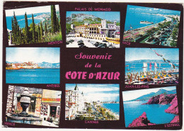 Souvenir De La COTE D'AZUR - 1968 / Multi-vues - Saluti Da.../ Gruss Aus...