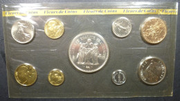 Francia - Set Fleurs De Coins 1976 - KM# SS13 - BU, BE & Estuches