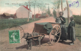 Sully Sur Loire * Les Voitures à Chien * Attelage à Chiens * La Marchande De Charbon * Voiture Villageois Métier Ancien - Sully Sur Loire