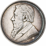 Afrique Du Sud, Shilling, 1896, Argent, TTB, KM:5 - Afrique Du Sud