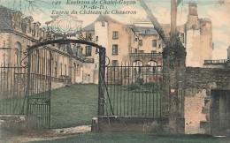 FRANCE - Chatel Guyon - Entrée Du Château De Chazeron - Carte Postale Ancienne - Châtel-Guyon