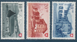 Suisse - YT N° 458 à 460 ** - Neuf Sans Charnière - 1948 - Neufs