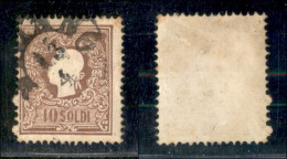 Antichi Stati Italiani - Lombardo Veneto - 1859 - 10 Soldi (31) Usato A Milano 13/4 - Sonstige & Ohne Zuordnung