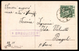 Antichi Stati Italiani - Lombardo Veneto - Territori Italiani D'Austria - Breguzzo (P.ti 7) - Cartolina Per Saone Del 23 - Other & Unclassified