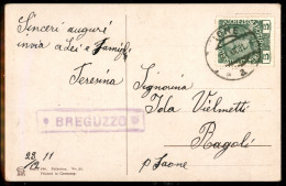 Antichi Stati Italiani - Lombardo Veneto - Territori Italiani D'Austria - Breguzzo (P.ti 7) - Cartolina Per Saone Del 23 - Sonstige & Ohne Zuordnung