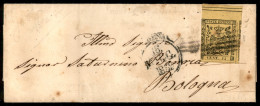 Antichi Stati Italiani - Modena - Risorgimento - Cisappennino -  Modena (P.ti R1) - 15 Cent (3) Corto A Sinistra - Lette - Otros & Sin Clasificación