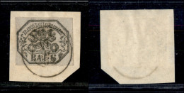 Antichi Stati Italiani - Stato Pontificio - 1852 - 6 Bai (7a) Usato Su Frammento (180) - Sonstige & Ohne Zuordnung