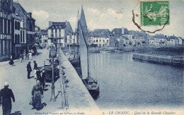 FRANCE - Le Croisic - Quai De La Grande Chambre - Animé - Oblitération Ambulmante - Carte Postale Ancienne - Le Croisic