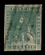 Antichi Stati Italiani - Toscana - 1857 - 4 Crazie (14) Usato (300) - Autres & Non Classés