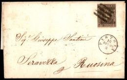 Antichi Stati Italiani - Toscana - Sbarre Di Pistoia (P.ti 3) - 10 Cent (19) - Lettera Per Ruosina Del 18.12.60 - Andere & Zonder Classificatie