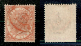 Regno - Vittorio Emanuele II - Milano (rosso – Punti 10) – 2 Lire De La Rue (L22) – Dentellatura Carente In Basso - Sonstige & Ohne Zuordnung