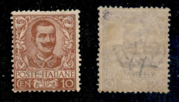 Regno - Vittorio Emanuele III - 1901 - 10 Cent Floreale (71) - Gomma Originale (240) - Andere & Zonder Classificatie