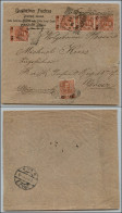 Regno - Vittorio Emanuele III - Cinque 15 Cent Su 20 Cent Floreale (79) Su Busta Padova 7.6.1906 Per Graz - Leggera Pieg - Other & Unclassified