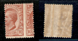 Regno - Vittorio Emanuele III - 1906 - 10 Cent Leoni (82na) Con Dentellatura Verticale Spostata A Destra - Gomma Integra - Altri & Non Classificati