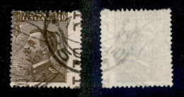 Regno - Vittorio Emanuele III - 1908 - 40 Cent Michetti (84n Varietà) Con Dentellatura Spostata A Destra + Scritte Margi - Other & Unclassified