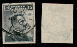 Regno - Vittorio Emanuele III - 1911 - 15 Cent Michetti (96d) Usato - Non Dentellato - Diena (150) - Sonstige & Ohne Zuordnung