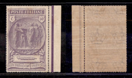 Regno - Vittorio Emanuele III - 1923 - 50 Cent Camice Nere (148) Bordo Di Foglio - Gomma Integra (100+) - Other & Unclassified