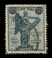 Regno - Vittorio Emanuele III - 1924 - 1 Lira Su 5 Cent (158) Usato (500) - Otros & Sin Clasificación