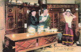 FANTAISIES - La Belle Que J'aime En Cachette A Les Yeux Bleus  - Colorisé - Carte Postale Ancienne - Hommes