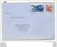 33-83 - Enveloppe Envoyée De Solothurn En Allemagne 1948 - Lettres & Documents