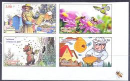 2020. Tajikistan, Beekeeping, 4v Imperforated, Mint/** - Tagikistan